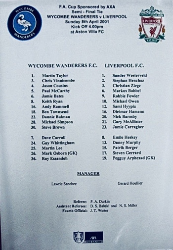 Teamsheet