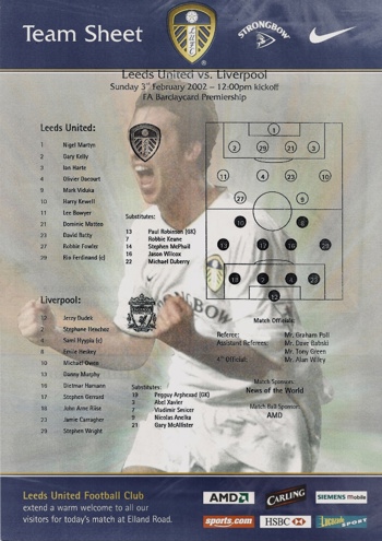 Teamsheet