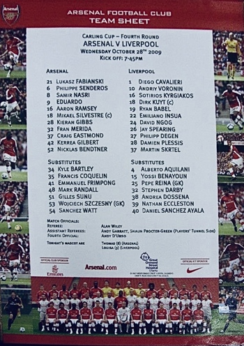 Teamsheet
