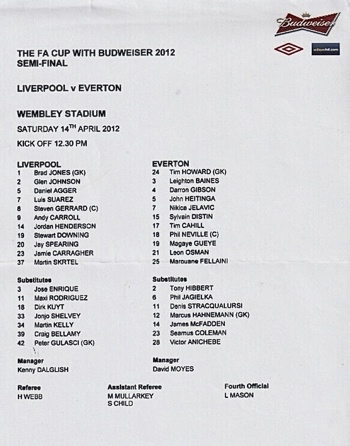 Teamsheet