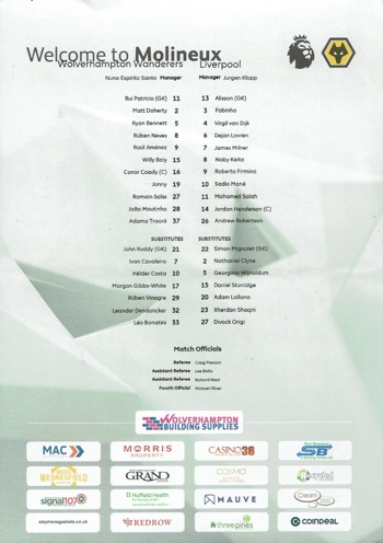 Teamsheet