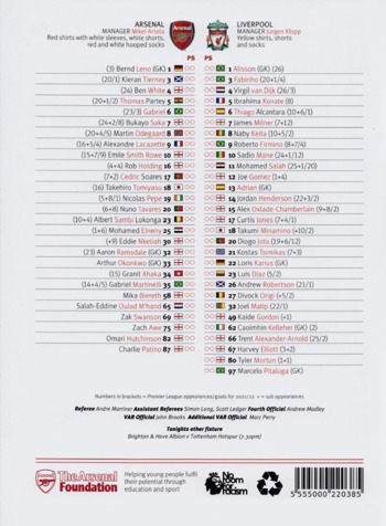 Teamsheet