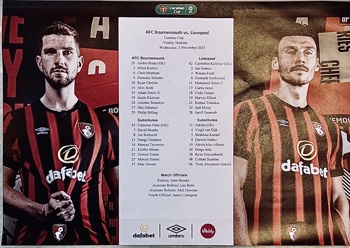 Teamsheet