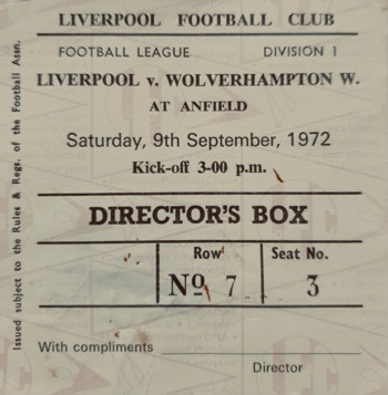 Directors Box Ticket