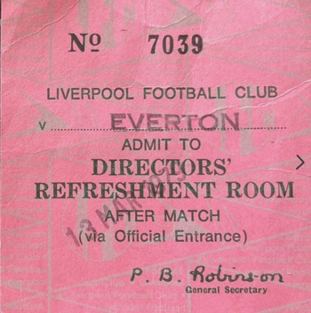 Directors Box Ticket