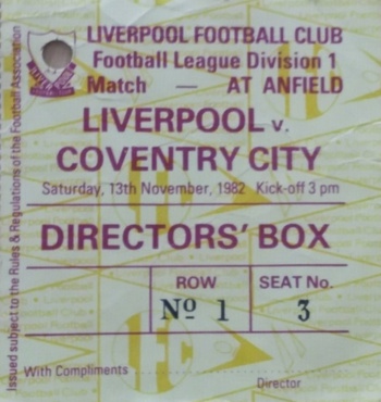 Directors box ticket
