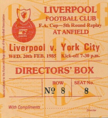Directors Box Ticket