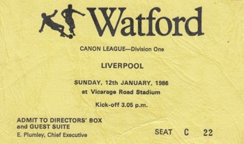 Directors Box Ticket
