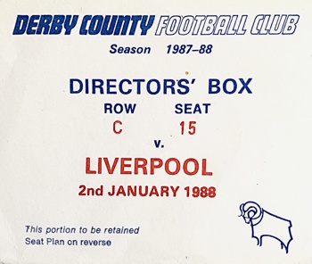 Directors box ticket