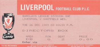 Directors Box Ticket