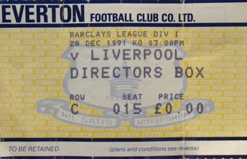 Directors Box Ticket