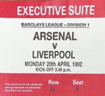 Executive Box Ticket