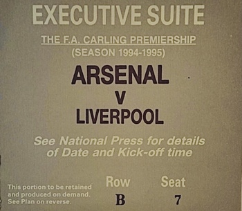 Executive suite ticket