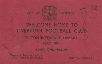 Homecoming Reception Ticket