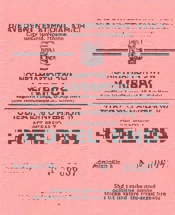 Match ticket