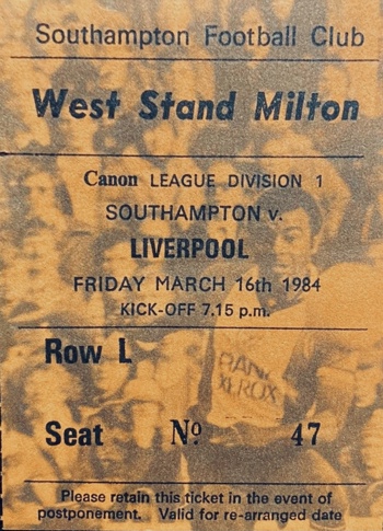 Match ticket