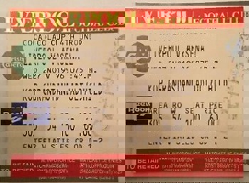 Match ticket