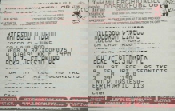 Match ticket
