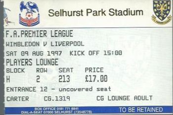 Match ticket