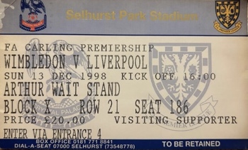 Match ticket