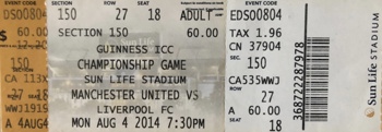 Match ticket