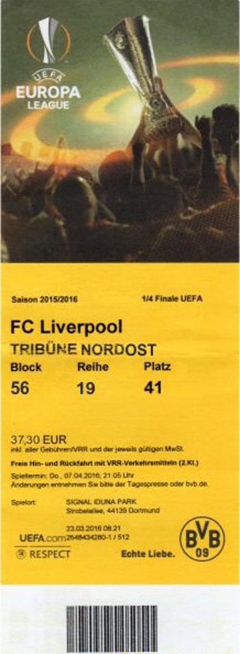 Match ticket