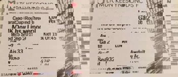 Match ticket