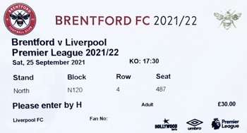 Match ticket