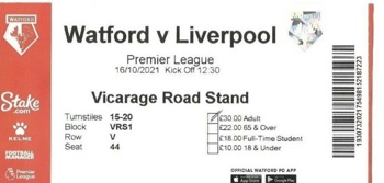Match ticket