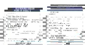 Match ticket