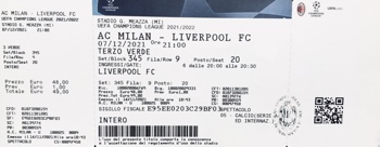 Match ticket