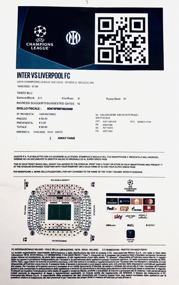 Match ticket