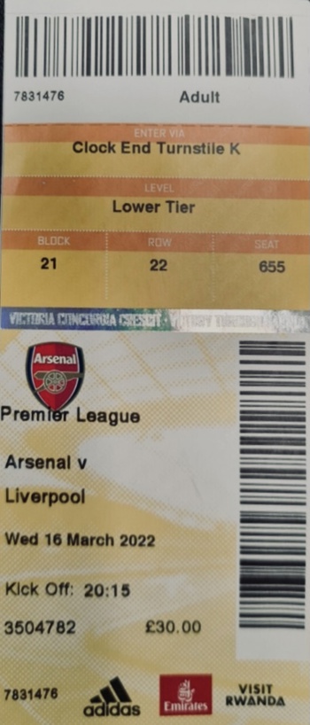 Match ticket