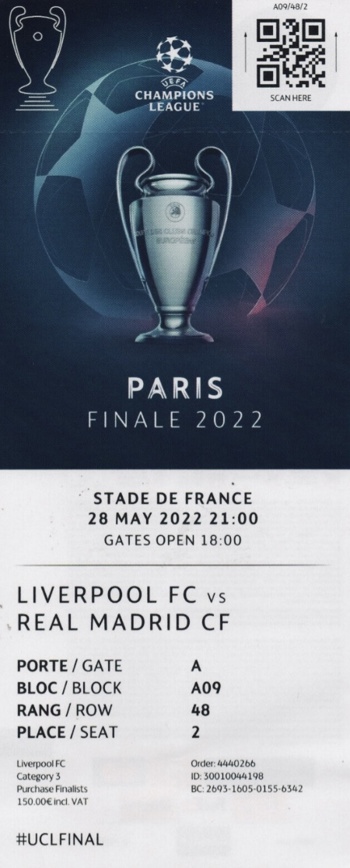 Match ticket