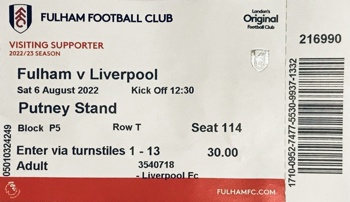 Match ticket