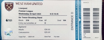 Match ticket