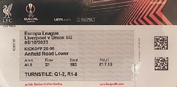 Match ticket