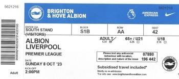 Match ticket