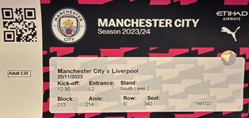 Match ticket