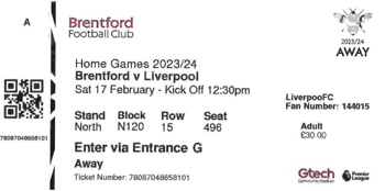 Match ticket