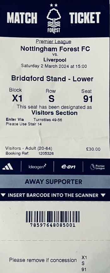 Match ticket