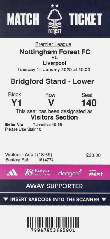 Match ticket