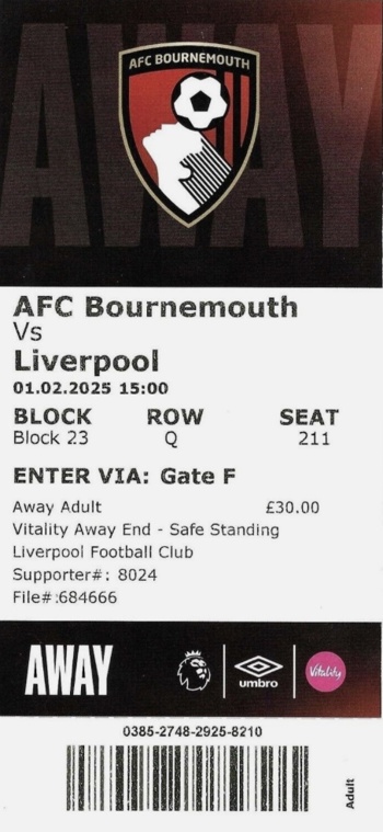 Match ticket