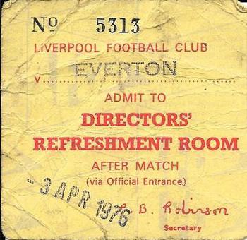 Match ticket - Directors pass