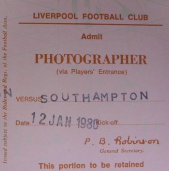 Photographers ticket