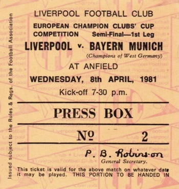 Press Box ticket