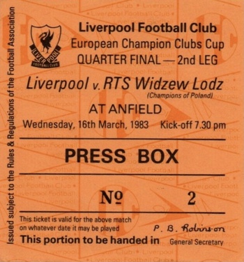 Press Box ticket