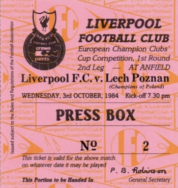 Press Box ticket