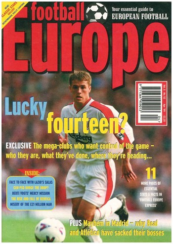 Football Europe Cover - April 1999