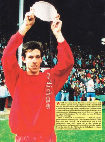 Looking like a typical Liverpool player - April 1988